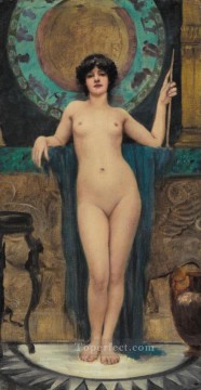 カンパスペ新古典主義者の女性ジョン・ウィリアム・ゴッドワードの研究 Oil Paintings